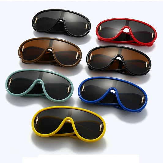 Oversized One-Piece Y2k sunglasses
